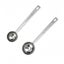 2 PCS Coffee Scoop Stainless Steel Tablespoon long handled Spoons (15ML & 3 Carousel 1