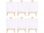 12 Sets Of Mini Stretched Artist Canvas Art Board White Blank Carousel 4
