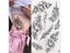 Black Roses Flower Pattern Waterproof Temporary Tattoo Sticker 1PC Carousel 2