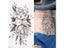 Black Roses Flower Pattern Waterproof Temporary Tattoo Sticker 1PC Carousel 3