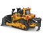 Die-cast Alloy Bulldozer Model Scale, 1:50, Metal, Huina 1700 Carousel 3