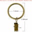 40 Pack Metal Curtain Rings with Clips, Drapery Clips Hooks, Decorative Cur Carousel 2