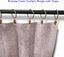 40 Pack Metal Curtain Rings with Clips, Drapery Clips Hooks, Decorative Cur Carousel 4