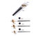 3PCS Student Art Class Watercolor Chalk Oil Brush Set Carousel 3