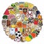 50PCS/set Cartoon Toy Doodle Sticker Cartoon Decal Sticker - 3SETS - 1 Carousel 3
