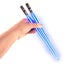 LED Light Saber Chopsticks Reusable Glow Star Wars Sushi Chopsticks Set Carousel 1