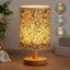 Boho Floral Table Lamp, Small Bedside Lamp, Farmhouse Bedroom Nightstand Lamp Carousel 1