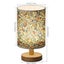 Boho Floral Table Lamp, Small Bedside Lamp, Farmhouse Bedroom Nightstand Lamp Carousel 4