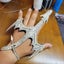 Leather Dragon Hand Bracelet Stylish Wrist Accessory for Cosplay & Parties-White Carousel 3