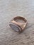 Dyrberg Kern rose gold ring with diamantes - size III Carousel 3