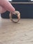 Dyrberg Kern rose gold ring with diamantes - size III Carousel 6