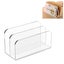 Acrylic Mail Sorter Desktop Organizer Holder, 2 Compartments Clear Small Fi Carousel 1