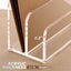 Acrylic Mail Sorter Desktop Organizer Holder, 2 Compartments Clear Small Fi Carousel 2