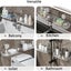 Luxorio Suction Bathroom Organizer, Shower Suction Organizer Rack Above Sin Carousel 7