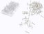 Clear Plastic Push Pins, 100 Pack Flat Thumbtacks with Steel Point and Clea Carousel 4