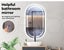 Emitto LED Wall Mirror Oval Anti-fog Bathroom Mirrors Makeup Light 50x75cm Carousel 3