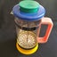 F) FABULOUS VINTAGE MULTI COLOURED FRENCH PRESS Carousel 1