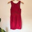 Paper Scissors Size S Burgundy Sleeveless Fitted Cocktail Dress Carousel 1