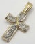 9CT YG 2T CROSS PENDANT #B21125450-2 Carousel 1