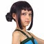 Short Black Purple Cosplay Wig with 2 Buns for Halloween Party Costume Carousel 3