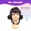 Short Black Purple Cosplay Wig with 2 Buns for Halloween Party Costume Carousel 5