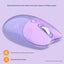 Elosung Cute Cat Shaped Wireless Office Mouse Dual Mode 2.4G/Bluetooth 3 Level D Carousel 1