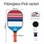 Elosung Style 4 Colorful Geometric Patterns Fiberglass Pickleball Paddle Set 2 P Carousel 2