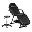 Zenses Massage Table Adjustable Salon Bed Chair 3-Fold Black Carousel 1