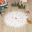 Christmas Tree Skirt White Polyester Tree Skirts for Xmas Decor, Party Fest Carousel 4