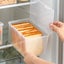 Food Storage Containers with Lids Bread Storage Box Transparent Large Plast Carousel 7