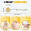 2-in-1 Bath Scrubber Back Brush, Two Sided Shower Body Brush Back Scrubber Carousel 5