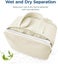 Toiletry Bag, Large Capacity Wide-Open Travel Cosmetic Bag, Waterproof Port Carousel 3