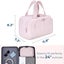 Toiletry Bag, Large Capacity Wide-Open Travel Cosmetic Bag, Waterproof Port Carousel 6