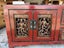 A Quality Solid Elm Carved Chinese Lacquered Low Cabinet Carousel 15