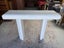 A Mid Century White Lacquer Console or Hallway Table Carousel 1