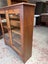 A Vintage Solid Teak Glass Fronted Bookcase or Display Case Carousel 3