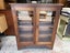A Vintage Solid Teak Glass Fronted Bookcase or Display Case Carousel 5