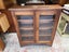 A Vintage Solid Teak Glass Fronted Bookcase or Display Case Carousel 17