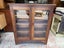 A Vintage Solid Teak Glass Fronted Bookcase or Display Case Carousel 19