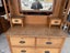 A Vintage Solid Oak Arts & Crafts Movement Dresser Carousel 16