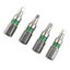 4 Pcs SQ1 25mm Screwdriver Bits Magnetic Square Head 6.35mm Hex Shank Carousel 5