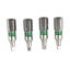4 Pcs SQ1 25mm Screwdriver Bits Magnetic Square Head 6.35mm Hex Shank Carousel 8