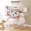 Children Desk Chair Set School Student Study Table Carousel 5