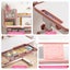 Children Desk Chair Set School Student Study Table Carousel 7