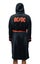 AC/DC Bathrobe Classic Band Logo new Official Black super soft fleece Unisex Carousel 4