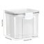 Clear Airtight Food Storage Container ¨C BPA-Free Plastic Canister with Lid, Carousel 3