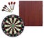 Tex Darts Titan Tournament Dart Board + Formula Mahogany Cabinet + Darts Set Carousel 1