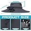 Wide Brim Sun Hat Men Women UV Protection Bucket Cap For Hiking Camping Fis Carousel 2