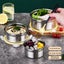 Stainless Steel Food Storage Containers, Stackable Bento with Lid, Airtight Carousel 5