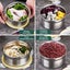 Stainless Steel Food Storage Containers, Stackable Bento with Lid, Airtight Carousel 6